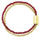 Breil MAGNETICA SYSTEM Damen Halskette 45cm aus goldfarbenem IP-Stahl in der Farbe Gold/Rot, TJ3487