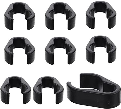 ibasenice 50pcs Microphone Cable Clamps Clamp for Cable Organizer Home Mic Accessories