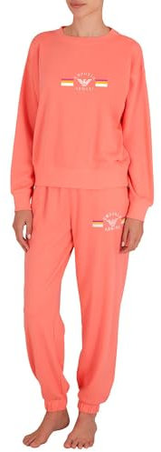 EMPORIO ARMANI Tracksuit Set Tuta da Allenamento, Rosa Fluo, XS Donna