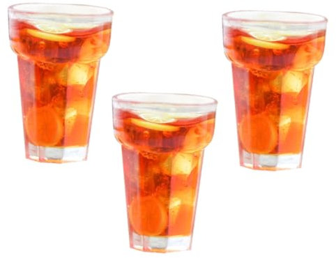 Vaguelly 3 Pièces Boisson Au Thé Au Citron Simulée Breuvages Boissons De Maison De Modèle De Mini-Boissons Maison Modèle De Petites Boissons Modèle De Boissons Miniatures Résine