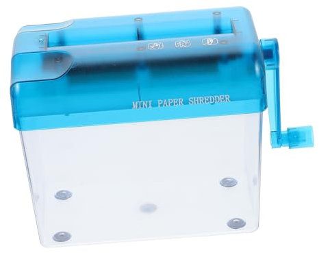 FUNOMOCYA Praktischer Manueller Aktenvernichter Bürozubehör Kleiner Aktenvernichter Für Den Haushalt Verschleißfester Aktenvernichter Für Den Täglichen Gebrauch