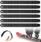Udbrud 6 PCS Snowboard Bindung Riemen, Snowboard Fußgelenkgurte Ersatz Bindung für Leiter, Snowboard Binding Ladder Straps Ski Armband Bindings, Ersatz Inlineskate Riemen für Snowboard