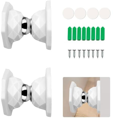 LINGJIA 2 Stück Türfeststeller Wohnmobil, Wohnwagen Türhalter, Magnet Türhalter, Wohnwagentürklammer, Wohnwagentür Clips, Magnetische Tür Clips, für Wohnwagen, Haustürstopper, Haustüröffnung