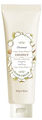 Handcreme Geschenke Set,5 PC Feuchtigkeitscreme Pflegecreme,Mini Handcreme Sheabutter für Weihnachts, Weihnachtsgeschenke Kleine Geschenke für Freundin Frau,für Trockene Rissige Hände (80g, Kokosnuss)