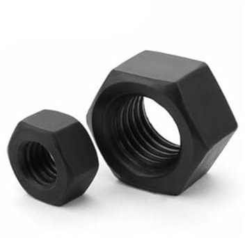 5/10/20 Stück DIN934 Feingewinde-Sechskantmutter aus Stahl mit Schwarz M8*1,0,M10*1,0/1,25,M12*1,0/1,25/1,5,M14*1,5,M16*1,5,M20*1,5(M12x1.5 (10pcs))