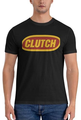 Clutch Rock Band T Shirt Black t Shirts Quick Drying Shirt Man Clothes Men Clothing Black M