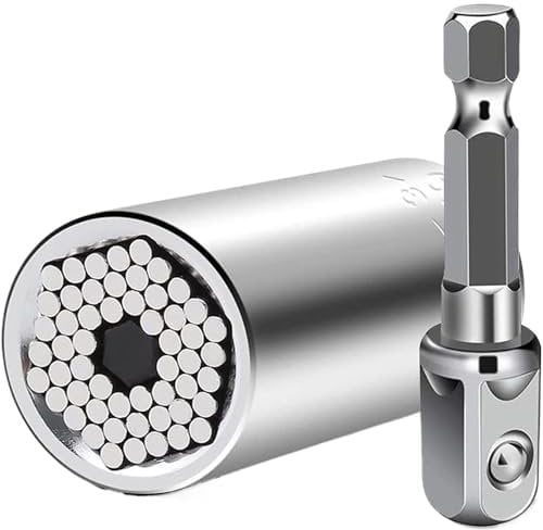 1 Stück 7–19 Mm Drehmomentschlüssel Steckschlüsselkopf Multifunktionale Steckhülse Tragbares Handwerkzeug Set Buchsenschlüssel Reparatursatz