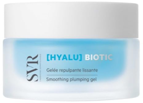 SVR - [HYALU] Biotic – regenerierendes Gel – 48h Feuchtigkeit & Glanz – dehydrierte, empfindliche, faltige Haut – Probiotika, Hyaluronsäure, Vitamin C – 50 ml