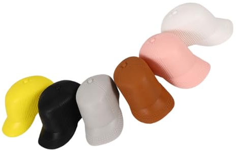 SOPOTUTU 6 Stück Mini-Hut Kleiner Hut Miniaturhut Hut Foto Requisiten Kreative Hutverzierung Mini-hüte Minihüte Zum Basteln Puppenhaushut Foto Requisite Bastelhut Mini-schirmmütze Plastik