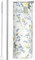 WKSGDSG 20oz Insulated Water Bottle with Straw - Stainless Steel Leakproof Cup, Blue Flower Floral Roses Double-Wall Tumbler for Coffee, Gym, Office, Car, Portable Travel Mug for Hot/Cold Drinks