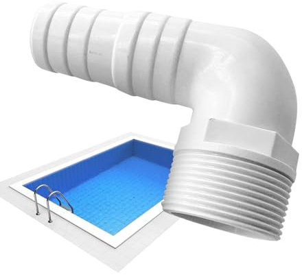 Genérico SPX1105Z3 Adaptador de Manguera de Piscina de Codo de 90 Grados, adaptadores SPX1091Z7