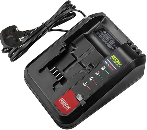 20V Lithium Battery Fast Charger Compatible with Black and Decker LBXR20 LBXR2020 LB2X4020 and Porter Cable 20V Lithium Battery Charger PCC685L PCC680L PCC681L