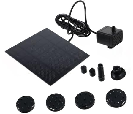 VICASKY Pompe Fontaine Solaire Flottante pour Jardin Extérieur Pompe à Eau Solaire Écologique pour Bassin Circulation Eau et Décoration Ornement Démarrage Rapide