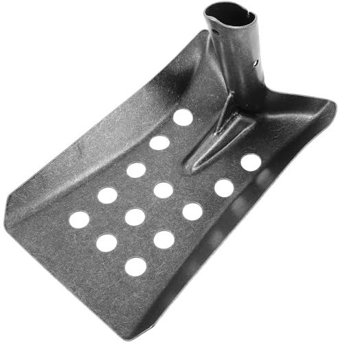 TOYANDONA Pelle à Tamiser pour Drainage en Acier Inoxydable Pelle à Boue Portable Trous d'Évacuation pour Nettoyage de Fossés et Puits d'Eaux Usées