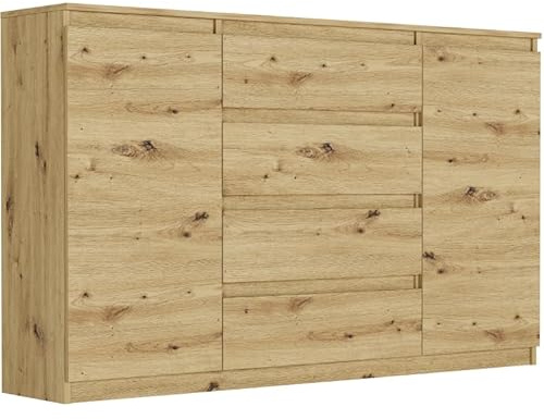 Framire Flurkommode mit Schubladen und Schränken, Artisan - 160 x 40 x 98 cm - Modern R-160-S4