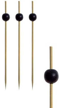 PAPSTAR 1.500 Fingerfood - Spieße 12,5cm Black Pearl