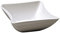 Deagourmet Insalatiera/Bowl Media in finissima porcellana bianca, design Italiano, linea Onda, ideale per piatti freschi, antipasti, insalate, zuppe, 18 cm