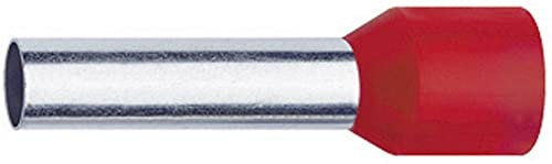 Klauke 4716 Aderendhülse 1 mm² Teilisoliert Rot 1000 St.