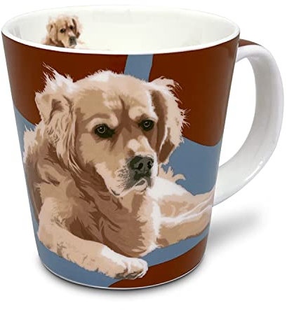 Golden Retriever Mug by Leslie Gerry