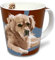Golden Retriever Mug by Leslie Gerry