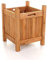 MYGARDEN Square Wooden Garden Planter Outdoor Yard Decking Display Plants Flowers Pot