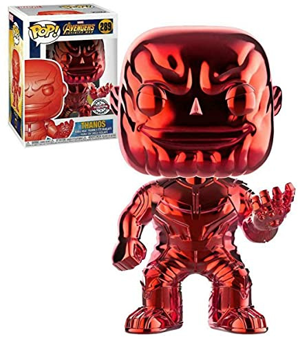 Funko Pop Avengers 289 Thanos Red Chrome (kein Aufkleber)