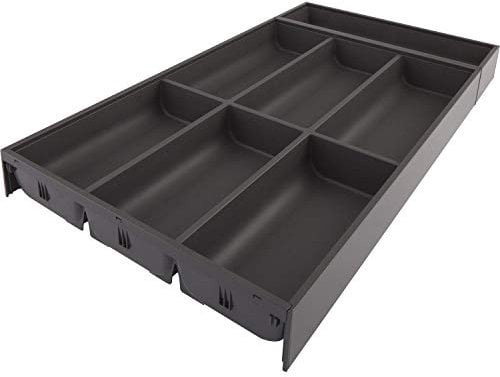 BLUM AMBIA-LINE Besteckeinsatz NL600mm,B300mm, Stahl oriongrau