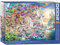 Eurographics 8220-5551 Unicorn Fantasy by Adrian 2000-Piece Einhorn Puzzle, Mehrfarbig