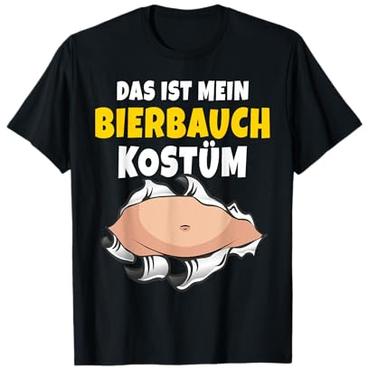 Das ist mein Bierbauch Kostüm Fastnacht Karneval Fasching T-Shirt
