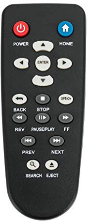 VINABTY Fernbedienungsersatz für Western Digital WD TV Live Plus Media HD Player fit for Western Digital WD WDTV HDTV TV Live Plus Media Remote Control