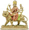 BangBangDa Hinduistische Göttin Durga Statue – Indischer Gott Durga auf Tiger Figuren Dekor – Indien Gott Murti Idol Home Mandir Tempel Puja Skulptur Pooja Geschenke Artikel Altar Yoga Meditation