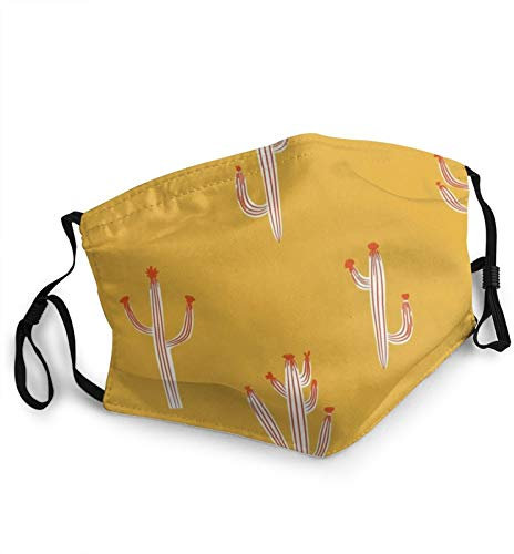 Staubmasken Vollgesichtsmaske Süße Kakteen in Töpfen Socken Staubdicht Sonnenschutz Turban Maske Kopfschmuck Mundmasken - - Einheitsgröße