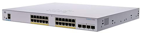 Cisco Business CBS350-24FP-4G Managed Switch | 24 porte GE | Full PoE | 4x1G SFP | Limited Lifetime Protection (CBS350-24FP-4G)