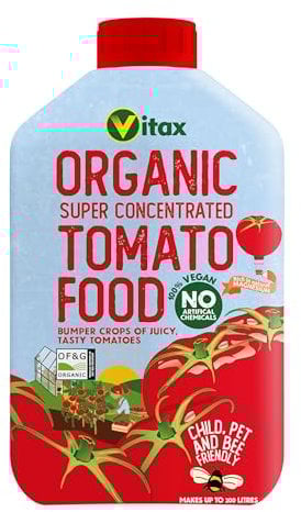 Vitax Organic Tomato Food 1 Litre - Concentrated Makes Up To 200 Litres