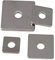 BOZONLI Arandela Cuadrada, Arandelas Planas de Acero Inoxidable para Adaptarse a Pernos y Tornillos, M10×50×2,3 pcs