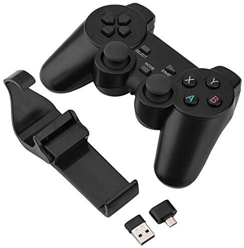 Queen.Y Controlador de Juego Inalámbrico 2. 4Ghz Joystick Joystick de Juego Inteligente con Adaptador Usb para Computadora Android Smart Tv