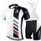 X-TIGER Herren Fahrradtrikot kurzärmliges Set mit 5D-Gel-gepolsterten Shorts Fahrradbekleidung Set für Mountainbikes