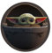 Tapis de souris bébé Yoda en caoutchouc antidérapant Tapis de souris de jeu Bureau rond