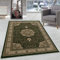 Orient Teppich Wohnzimmer Orientalisch Design Klassisch Optik Kurzflor Pflegeleicht, Farbe: Grün, Größe: 160 x 230 cm