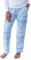 Disney Frozen Olaf Pyjamahose für Damen, Pullover-Stil, Loungewear, Blau, Large