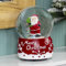 The Christmas Workshop 70939 Musical Traditional Santa Claus Snow Globe/Indoor Festive Decoration/Wind Up & Play / 10.5cm x 10.5cm x 14.5cm