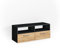 Vicco Meuble TV Diego, Anthracite/Chêne de Force doré, 95 x 38 cm