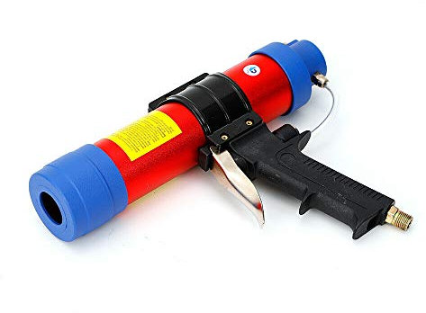 Druckluft Kartuschenpresse 310 ml Druckluftpistole Pneumatische Silikonpistole Klebepistole Silikonspritze für Glas Montieren Fliesen Reparieren Abdichtung