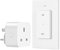 DEWENWILS Remote Control Sockets, 30m/100FT Control Range, Compact Size, 13A/3120W Programmable Heavy Duty Wireless Light Switch with Keyring, CE&RoHS Listed, 1 Remote+1 Socket