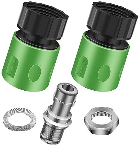 Haiouus Rasenmäher Deck Wash Kit, kompatibel mit MTD, Troy-Bilt, Craftsman Rasenmäher Traktor, Cub Cadet Deck Reinigungsadapter Quick Connect Attachment Kit, passt für Reitrasenmäher Deck