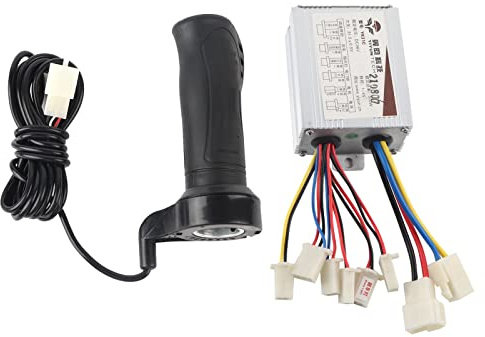 Pilipane 500W Motor Brushed Speed Controller mit Gasgriff Gasgriff Elektrofahrrad Gasgriff für Elektrofahrrad Scooter Dreirad(36V),Brushed Controller, Motor Speed Controller, 500W Elektrofahrrad Scoo