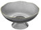 MagiDeal Pedestal Fruit Bowl Dessert Display Stand,Snacks Fruit Basket Bowl for Dining Room Kitchen Home Countertop Decor,StyleA-Gray