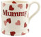 Emma Bridgewater Large Mug 1/2 Pint, Ceramic Coffee Mug Large - Stoneware Mug, Cappuccino, Latte, Coffee, Tea Cup - Beautiful Mugs, Birthday Gift - Coffee Mug Pink Hearts Mummy