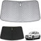 Parasol Parabrisas Compatible con Audi A4 B9/8W - Parasol Coche Parabrisas Interior, Cubierta del Sol para Luna Delantera, Anti UV Parasol Coche Plegable y Portátil