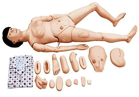 Unterrichtsmodell,Menschliches K?rpermodell Professionelles Patientenpflegemodell 25 Arten Von Pflege Medizinisches Pflegeausbildungsmodell Puppe Multifunktionales Schaufensterpupp